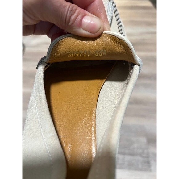 GUCCI | Authentic Ivory Bamboo Tassel Loafers Slip On Shoes Women’s Size 35 - Picture 5 of 10